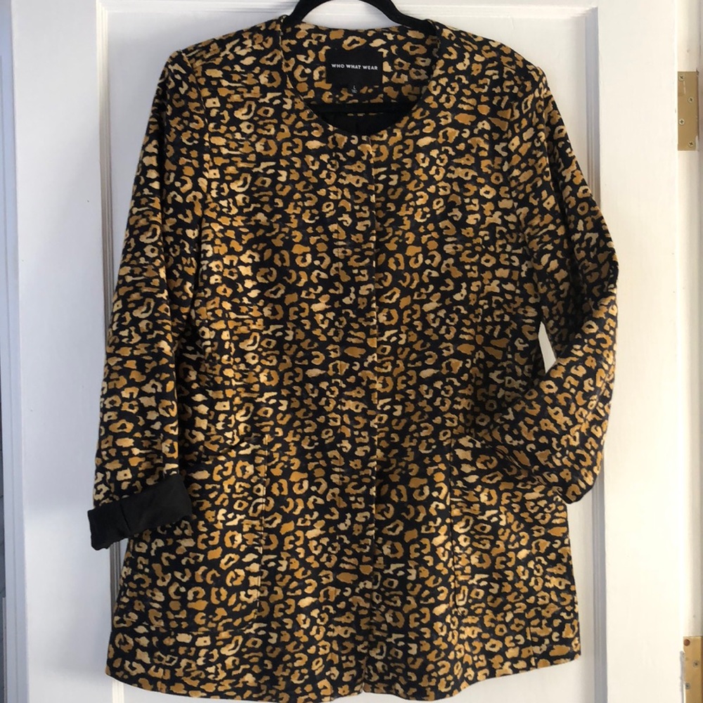 Who What Wear Leopard Jacket